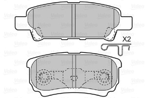 Bremseklosser sett, Bakaksel, CHRYSLER,DODGE,JEEP,MITSUBISHI, 425390, 4253-90, 425391, 4253-91, 425448, 4254-48, 4605A479, 4605A493, 460