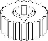 Tannhjul, akseltetningsring, OPEL,VAUXHALL, 06 14 546, 06 14 559, 06 14 611, 09129207, 6 14 546, 6 14 559, 6 14 611, 90412709, 90502115