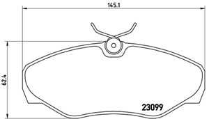 Bremseklosser sett, Framaksel, NISSAN,OPEL,RENAULT,VAUXHALL, 1605198, 4106000Q1F, 4106000QAE, 4414021, 4414519, 6024371662, 6025371279,
