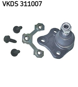 Bærekule, Framaksel høyre, Nede, AUDI,SEAT,SKODA,VW, 1J0 407 366 A, 1J0 407 366 B, 1J0 407 366 C, 1J0 407 366 D, 1J0 407 366 H, 1J0 407