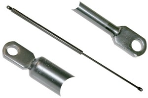 Pneumatisk fjær, motorpanser, AUDI 80 B4 Avant, 80 B4 Sedan, CABRIOLET B3, COUPE B3, 8A0823360A