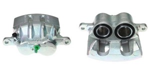 Bremsecaliper, Framaksel, Foran akselen, Venstre, HONDA ACCORD VI, ACCORD Coupé VI, 45019-S1A-E21, 45019-S87-G02