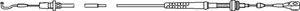 Gasskabel, SEAT TOLEDO I, VW GOLF I, GOLF II, JETTA I, JETTA II, PASSAT B3/B4, PASSAT B3/B4 Variant, 171 721 555L, 357 721 555A