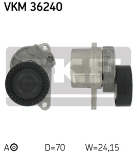 Strammerull, kilerem med ribber, Senter venstre, Senter, VOLVO, 30637141, 30757057, 31251250, 9497331