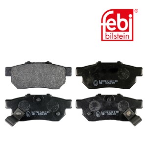 Bremseklosser sett, Bakaksel, HONDA CIVIC Hatchback V, CIVIC Sedan V, CRX III, 06022-SP8-000, 06430-SAA-E50, 06430-SAA-J50, 43022S04000,