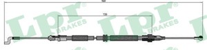 Kabel, parkeringsbremse, Høyre, Venstre, VW TRANSPORTER Buss IV, TRANSPORTER Flak/chassi IV, TRANSPORTER Skåp IV, 7D0609701A, 7D0609701B