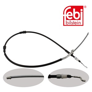 Kabel, parkeringsbremse, Bakre venstre, Høyre bak, VW AMAROK, AMAROK Flak/chassi, 2H0 609 721 B