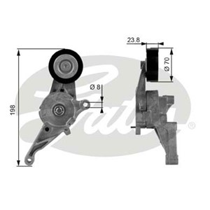 Strammerull, kilerem med ribber, AUDI,SEAT,SKODA,VW, 03G903315C, 03G903315D, 1455380, 6M216K254AA