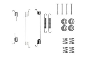 Tilbehørsett, bremsesko, Bakaksel, FIAT 500, 500 C, PANDA, PANDA Skåp/halvkombi, 77362611