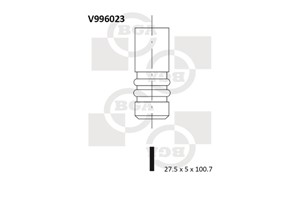 Utløpsventil, OPEL,SAAB,VAUXHALL, 641357, 90536154, 90536164