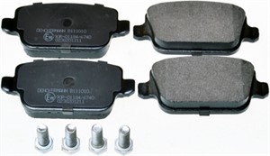 Bremseklosser sett, Bakaksel, LAND ROVER FREELANDER 2, VOLVO S80 II, V70 III, XC70 II, 1439867, 1459408, 1477803, 1566234, 1682005, 1756