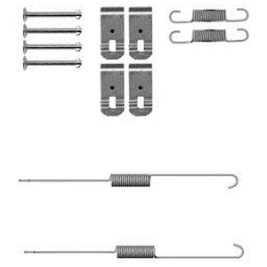 Tilbehørsett, bremsesko, Bakaksel, ISUZU D-MAX II, D-MAX Flak/chassi I, MITSUBISHI L200 / TRITON