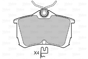 Bremseklosser sett, Bakaksel, HONDA ACCORD VI, ACCORD VII, ACCORD Hatchback VI, ACCORD Tourer VII, 43022S1AE03, 43022-S1A-E03, 43022S1AE