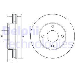 Bremseskive, NISSAN NV200 / EVALIA Buss, NV200 Skåp, 40206-3LG0A, 40206-3LG0B, 40206-JX00A, D02063LG0B, D0206-3LG0B