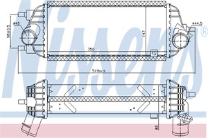 Ladeluftkjøler, HYUNDAI ix35, ix35 Van, KIA SPORTAGE III, 282702A850, 282712A850