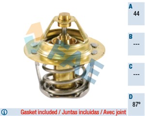 Termostat, kjølemiddel, DAIHATSU,NISSAN,PIAGGIO,SUBARU,SUZUKI, 16341-87208-000, 16341-87583-000, 16341-87793-000, 16341-87795-000, 17600