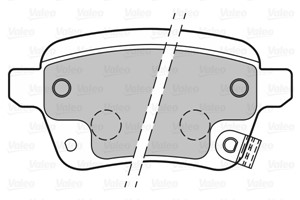 Bremseklosser sett, Bakaksel, FIAT 500L, TIPO Halvkombi, TIPO Kombi, TIPO Sedan, 77366336, 77366595, 77367914