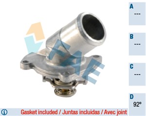 Termostat, kjølemiddel, OPEL,VAUXHALL, 12992692, 1338096, 6338028, 90570620