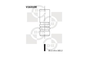 Innløpsventil, FIAT,OPEL,SAAB,VAUXHALL, 12575793, 12786696, 55563529, 641056, 641063, 641066