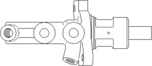 Hovedbremsesylinder, MERCEDES-BENZ E-KLASS [W210], E-KLASS T-Model [S210], 005 430 72 01, A005 430 72 01