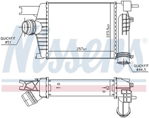 Ladeluftkjøler, DACIA DUSTER, DUSTER Skåp/SUV, RENAULT CAPTUR I, CLIO IV, CLIO Grandtour IV, CLIO Skåp/halvkombi IV, 14496-1381R