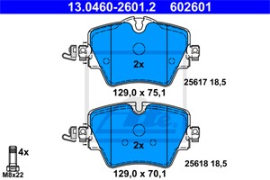 Bremseklosser sett, Framaksel, BMW,MINI,TOYOTA, 34 10 6 860 019, 34 10 6 884 492, 34 10 6 888 777, 34 11 6 890 553