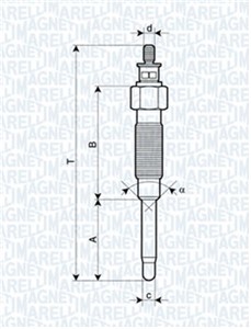 Glødeplugg, TOYOTA CRESSIDA Sedan, CRESSIDA Station Wagon, CROWN, HIACE Buss III, HIACE Skåp II, HIACE Skåp III, 19850-45030, 19850-4503