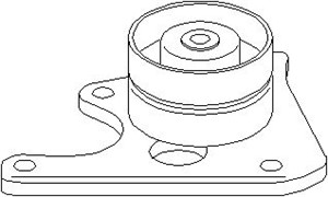 Styrerulle-kilerem tannrem, CITROËN,FIAT,PEUGEOT, 0830 13, 9615923380