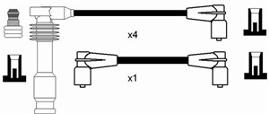 Tennledningssett, OPEL ASTRA F Halvkombi, ASTRA F Kombi, CALIBRA A, CORSA B, KADETT E Halvkombi, VECTRA A, VECTRA A Halvkombi, 1612507,