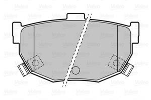Bremseklosser sett, Bakaksel, HYUNDAI,KIA,NISSAN, 4406090E90, 44060-90E90, 5830228A00, 58302-28A00, 5830228A01, 58302-28A01, 5830229A00,