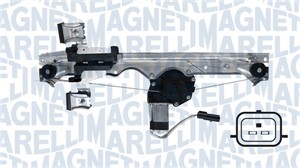 Vindusheis, Bakre venstre, JEEP GRAND CHEROKEE III, 55394229AG