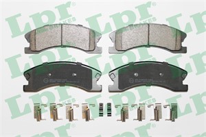 Bremseklosser sett, Framaksel, JEEP GRAND CHEROKEE II, 05093183AA, 05093260AA