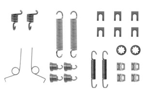 Tilbehørsett, bremsesko, Bakaksel, DACIA,FIAT,PEUGEOT,RENAULT,SEAT,TALBOT, 4308 11, 77 01 010 665, 95 614 553