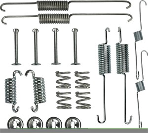 Tilbehørsett, bremsesko, Bakaksel, FORD SIERRA II, SIERRA Halvkombi I, SIERRA Halvkombi II, SIERRA Turnier, SIERRA Turnier II, 6530615