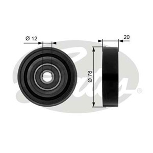 Strammerull, kilerem med ribber, HYUNDAI, 231292D520, 23129-2D530, 9783422000, 9783422100, 9783429000, 9783429010, 978342D520