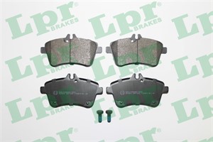 Bremseklosser sett, Framaksel, MERCEDES-BENZ A-KLASS [W169], B-KLASS Sports Tourer [W245], 1694200120, 1694200820