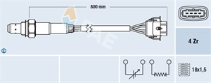 Lambdasonde, Bak, OPEL,SAAB,VAUXHALL, 855356, 92 02 575, 9202575