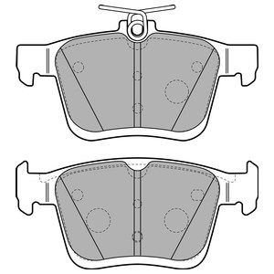 Bremseklosser sett, Bakaksel, AUDI,SEAT,SKODA,VW, 3Q0 698 451, 5Q0 698 451C, 5Q0 698 451N, 5Q0 698 451Q, 5Q0698451N, 5Q0698451P, 5Q06984