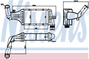 Ladeluftkjøler, OPEL,VAUXHALL, 1302 413, 1302244, 9129519, 9192587, 95512980