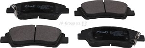 Bremseklosser sett, Framaksel, HYUNDAI i10 II, 58101B4A00, 58101B9A30, 58101B9A70