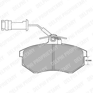 Bremseklosser sett, Framaksel, AUDI, 443 398 151F, 443 698 151A, 443 698 151C, 443 698 151D, 443 698 151G, 443 698 151H, 443 698 151J, 4