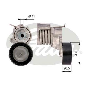 Strammerull, kilerem med ribber, SEAT,SKODA,VW, 03D903305B, 03D903305F, 03D903305G, 03E903133, 03E903133A, 03E903133B