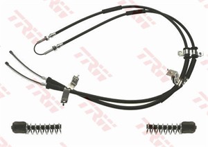 Kabel, parkeringsbremse, Bak, Bakre venstre, Høyre bak, Høyre, Venstre, DAEWOO MATIZ, MATIZ Skåp/halvkombi, 96316682, 96518596