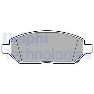 Bremseklosser sett, Framaksel, OPEL KARL, VAUXHALL VIVA, 1605324, 42349235, 42439338, 95526463
