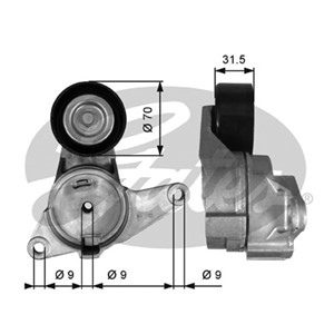 Strammerull, kilerem med ribber, ALFA ROMEO,BUICK,CADILLAC,CHEVROLET,GMC,OPEL,SAAB,VAUXHALL, 12575509, 12626644, 12630590, 48 17 877, 6