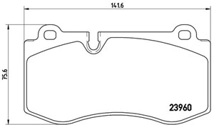 Bremseklosser sett, Framaksel, MERCEDES-BENZ, 0044206220, 0044208020, 0054207820, A0044206220, A0044208020, A0054207820