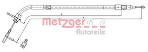 Kabel, parkeringsbremse, Bak, Venstre, MERCEDES-BENZ A-KLASS [W169], B-KLASS Sports Tourer [W245], 169 420 11 28, 169 420 11 85, 1694201