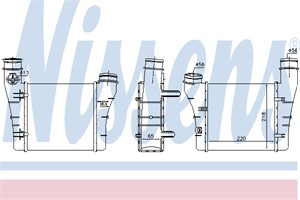 Ladeluftkjøler, Venstre, AUDI A4 B7, A4 B7 Avant, A4 B7 Cabriolet, SEAT EXEO, EXEO ST, 8E0.145.805 AA, 8E0145805T