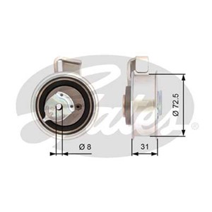 Strammerull, tannrem, SEAT IBIZA III, VW POLO, 06B109243C