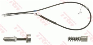 Kabel, parkeringsbremse, Bak, Venstre, FORD TRANSIT Flak/chassi, TRANSIT Skåp, 4041994, 4059363, 4331044, YC152A809AG